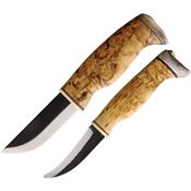 Wood Jewel Knives 23NA Fixed Blade Set Curly