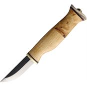 Wood Jewel Knives 23VSP Little Fixed Blade Curly Birch