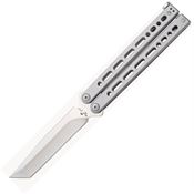 Bear Ops ANNB810 BCANNB810 Bear Song VIII S35 Satin Knife Gray Handles