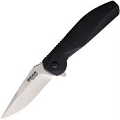 Bear & Son 61126 Sideliner Linerlock Knife Black Aluminium Handles