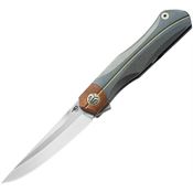 Bestech 2106D Thyra Framelock Knife Blue Handles