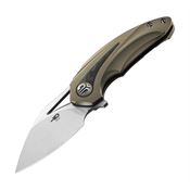 Bestech 2107B Nuke Framelock Knife Bronze Handles