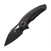 Bestech 2107E Nuke Framelock Knife Black Handles