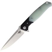 Bestech 03E Swordfish Linerlock Knife Jade Handles