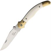 Betyar BBFG0046 Fejesgorbe Linerlock Knife White Handles