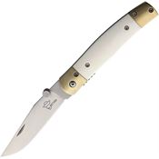 Betyar BBMA0042 Maskara Linerlock Knife White Handles