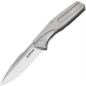 Boker Magnum 01SC083 The Milled One Framelock Knife Stainless Handles