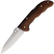 Bordo 008 Snake Lockback Knife Brown Wood Handles