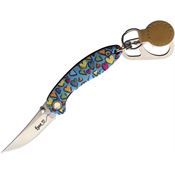 Brighten Blades 020 Love Keychain Framelock Knife Heart Artwork Handles