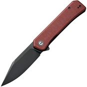 Civivi 20077B2 Relic Knife Burgundy G10 Handles