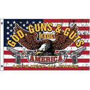 Flags 46494 God Guns & Guts Flag