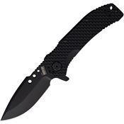 Hardcore Hardware Australia MILF02 HHA MILSPEC Drop Point Framelock Knife Black G10 Handles