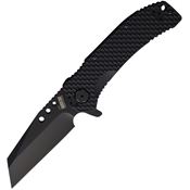 Hardcore Hardware Australia MILF04 HHA MILSPEC Wharncliff Framelock Knife Black G10 Handles