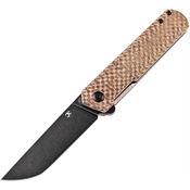 Kansept  2020T2 Foosa Knife Brown Micarta