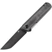 Kansept  2020T6 Foosa Knife Black Micarta