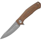 Kershaw 4020MIB Concierge Linerlock Knife Brown Handles