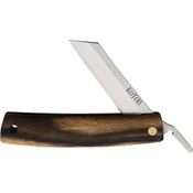 Kotoh  422477 Persimmon Satin Folding Knife Black Handles