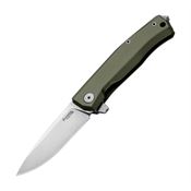 Lion Steel T01AGS Myto Framelock Knife Green Aluminum Handles