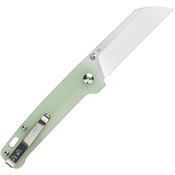 QSP Knife 130V Penguin Linerlock Knife Jade Handles