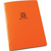 Rite in the Rain OR71LG Large Stapled Notebook Orange