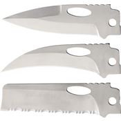 ROXON 050607 Replaceable Set Serrated Fixed Blade Knife