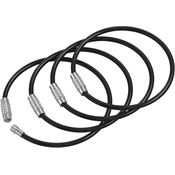 Silipac 004BLK Twist Lock Cable Ring Plastic