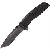 Smith & Wesson 1160827 Special Ops Linerlock Knife Black Handles