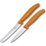 Victorinox 67836L119X5 Steak/Paring Set Orange