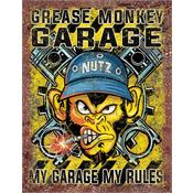 Tin Signs 2473 Grease Monkey Garage