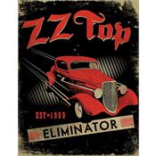 Tin Signs 2494 ZZ Top Eliminator