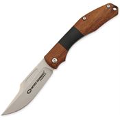 WithArmour 097BW Cliff Satin Folding Knife Brown Handles