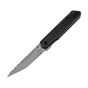 Kansept 1012D1 Prickle Linerlock Knife Carbon Fiber/Black Handles