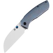Kansept 1023B2 Convict Framelock Knife Blue Handles