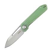 Kubey 321B Royal Linerlock Knife Jade Handles