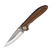 Leader 103 F103 Linerlock Knife Walnut Handles