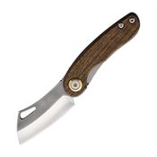 Leader 104 F104 Linerlock Knife Walnut Handles