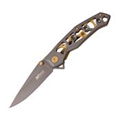 Mtech 1176GY Linerlock Knife Gray/Bronze Handles