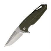 Revo VIPXLTODG Vipera XL Tanto Linerlock Knife Green Handles