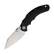 Bastinelli Creations 247 BIG Dragotac Stonewash Knife Black Handles