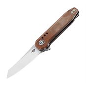 Bestech  G40E Syntax Linerlock Knife Natural Micarta Handles