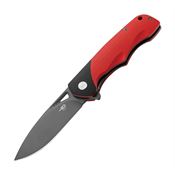 Bestech  G47D Airstream Gray Linerlock Knife Black/Red G10 Handles