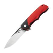 Bestech  G47C Airstream Linerlock Knife Black/Red G10 Handles