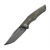 Bestech  T2102D Togatta Framelock Knife Gray/Green Handles