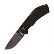 Fox Edge 023 Pop Smoke Framelock Knife Black G10 Handles