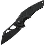 Fox Edge 010 Atrax Linerlock Knife with Black Handles