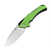 Kansept  T1008A5 Helix Linerlock Knife Green Handles