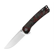 QSP  139F1 Osprey Linerlock Knife with G10/CF Handles