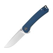 QSP  139B Osprey Linerlock Knife with Blue Micarta Handles