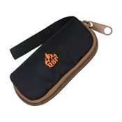 QSP  P001 Qsp Black/Tan Knife Pouch