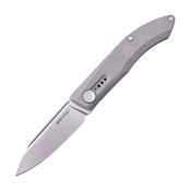 Real Steel 9052 Stella Premium Satin Folding Knife Gray Handles